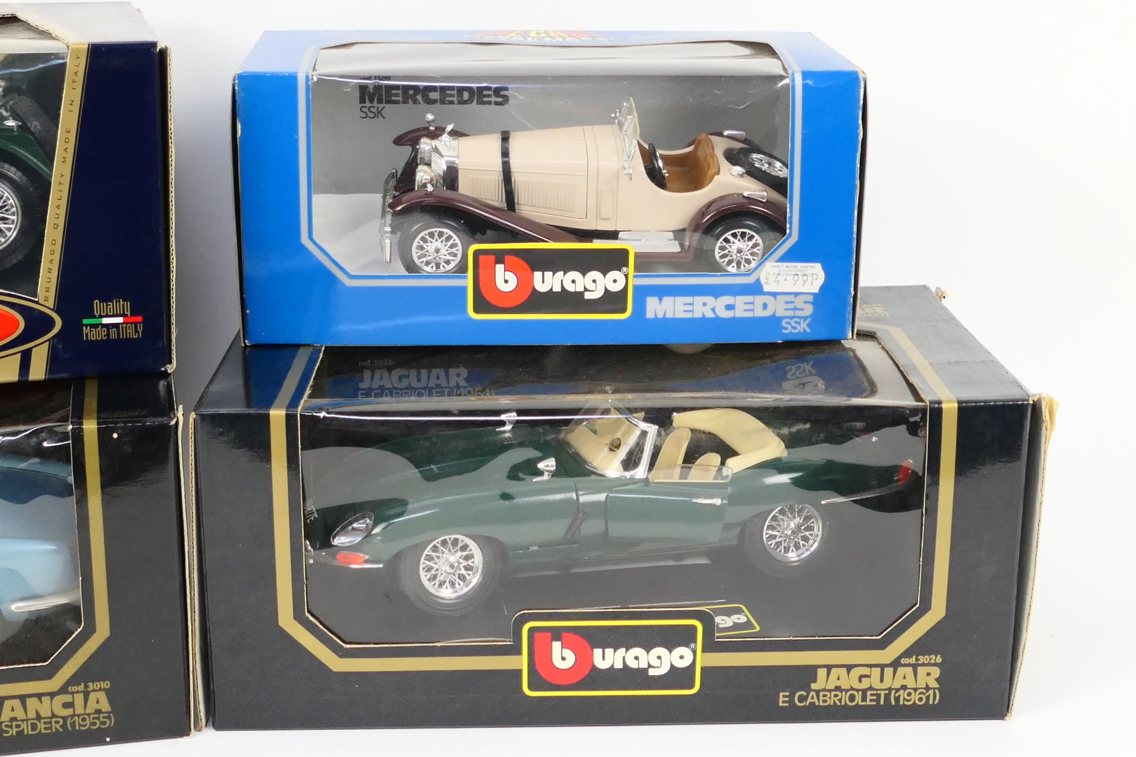 Bburago - Four boxed Bburago diecast model vehicles in 1:18 and 1:24 scales. - Image 3 of 3