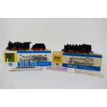 Piko - Two boxed Piko HO gauge freight locomotives of in DR black livery.