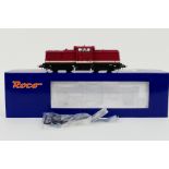 Roco - A boxed HO gauge Roco #62815 Class DR 110 123-7 diesel locomotive of the Deutsche Reichsbahn.