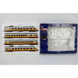 Lima - A boxed Lima 'Golden Series' HO gauge #149748 4-car EMU in 'Lufthansa Airport Express'