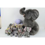 Soft toy elephants - A large firm soft toy elephant approx 67 cm tall x 50 cm (front to rear).