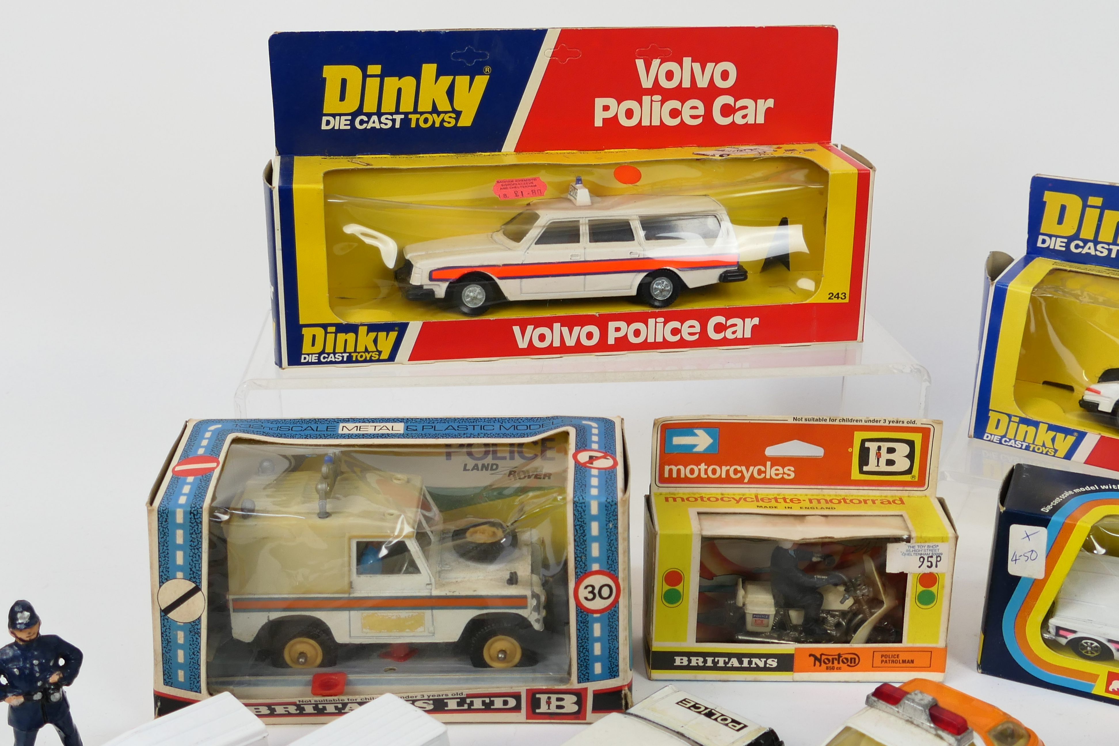 Corgi - Britains - Dinky - Matchbox - Others - Five boxed diecast Police vehicles with a group of - Image 2 of 5