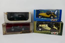 Signature Models - Road Signature - Polistil - Four boxed diecast model vehicles in 1:18 scale.