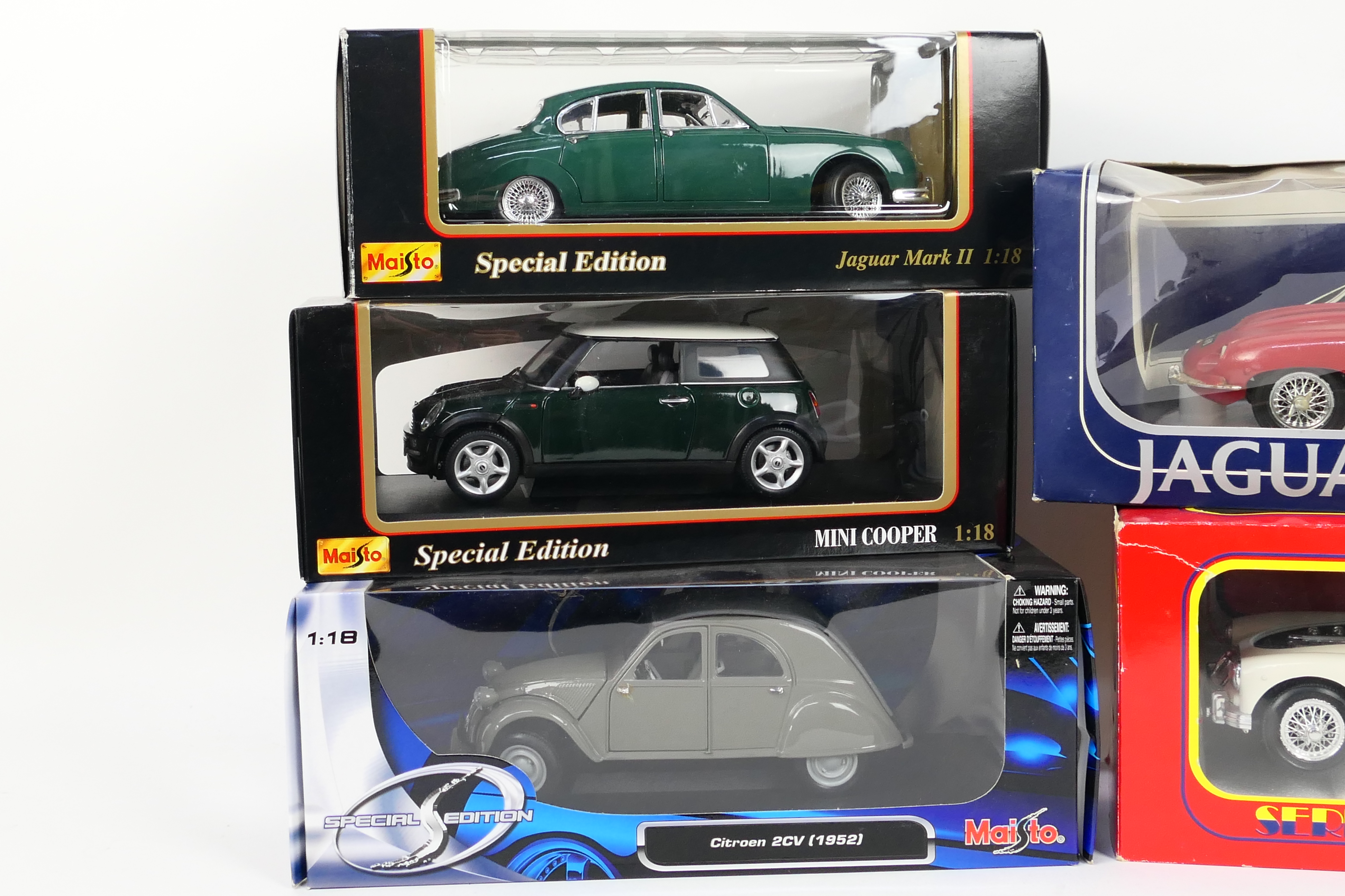 Maisto - Polistil - Five boxed Bburago diecast model vehicles in 1:18 scale. - Image 2 of 3