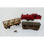 Marklin - Bing - An unboxed Marklin O gauge clockwork tank locomotive with an unmarked (attributed