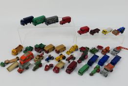 Matchbox - Lesney - Dinky Dublo - 36 unboxed playworn diecast model vehicles.