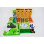 Subbuteo - A collection of 6 x boxed Football and Rugby teams along with a boxed fence set,