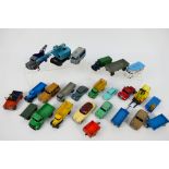 Dinky Toys - Corgi Toys - An unboxed group of playworn diecast model vehicles.