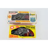 Lone Star - Crescent - Two boxed diecast vintage cap guns.