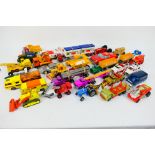 Matchbox - Corgi - Lucky - Roxy - 25 x unboxed vehicles including Ford 5000 Super Major tractor #