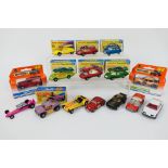 Matchbox - 9 x boxed and 6 x unboxed vehicles including Ford Group 6 Racer # 45, Draguar # 36,