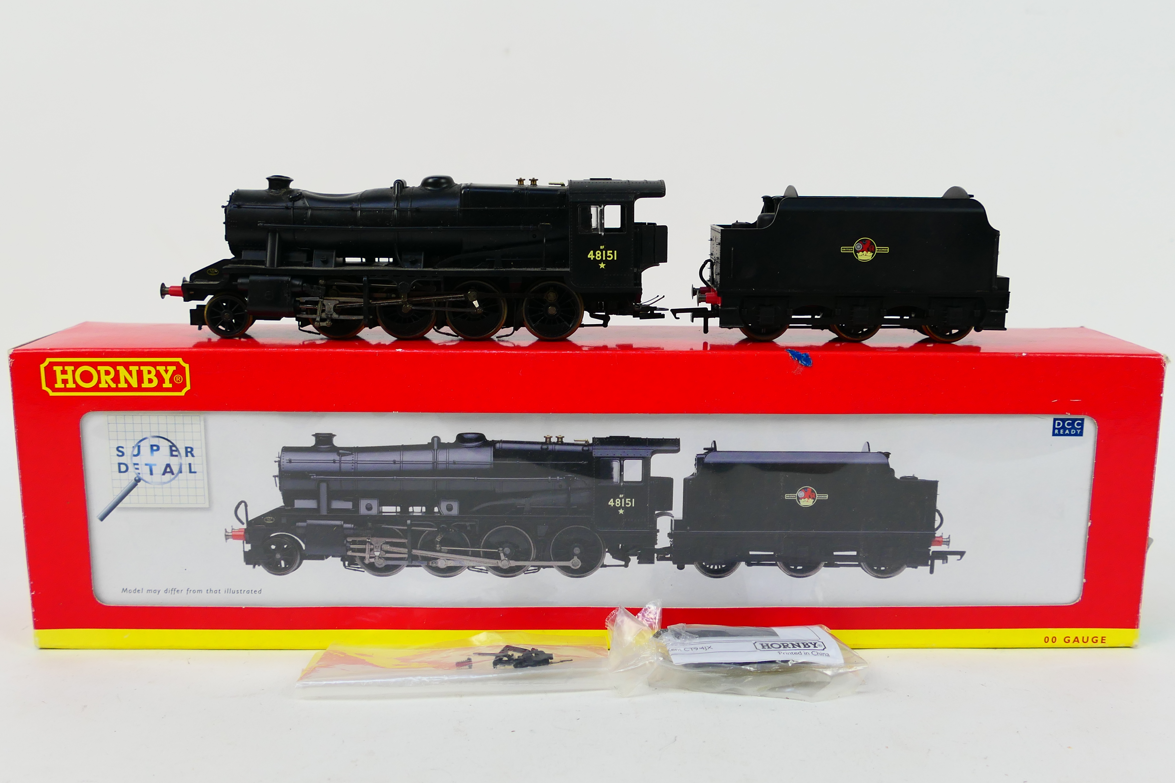 Hornby - A boxed OO gauge Super Detail Class 8F locomotive number 48151 # R2462.