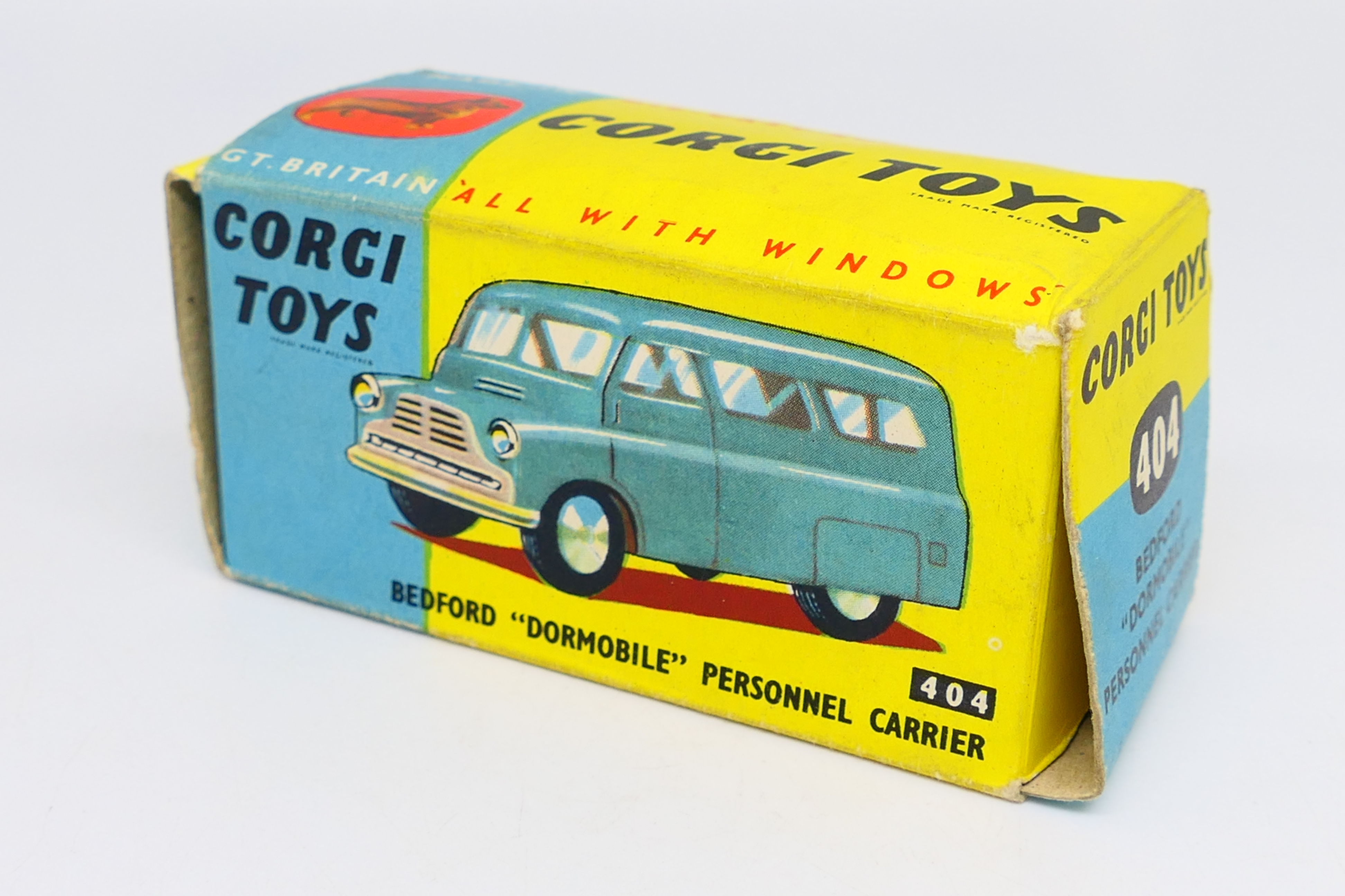 Corgi Toys - A boxed Corgi Toys #404 Bedford Dormobile Personnel Carrier. - Image 7 of 7