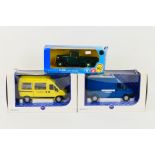 Norev - Tesco - Three boxed diecast 1:24 scale model vehicles.