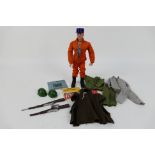 Palitoy - Action Man - An unboxed Action Pilot figure with overalls, cap, boots, star card,