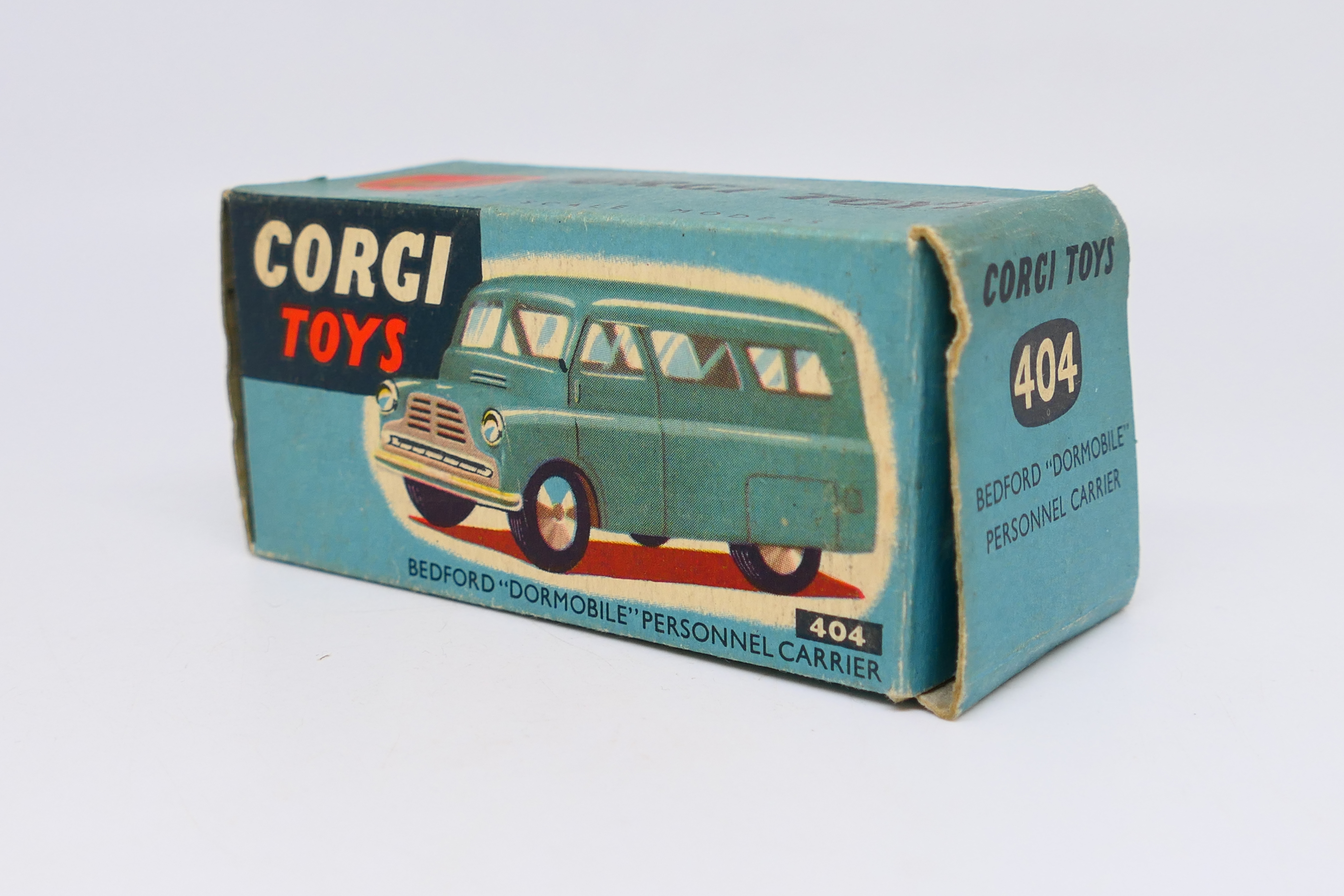 Corgi Toys - A boxed Corgi Toys #404 Bedford Dormobile Personnel Carrier. - Image 6 of 7