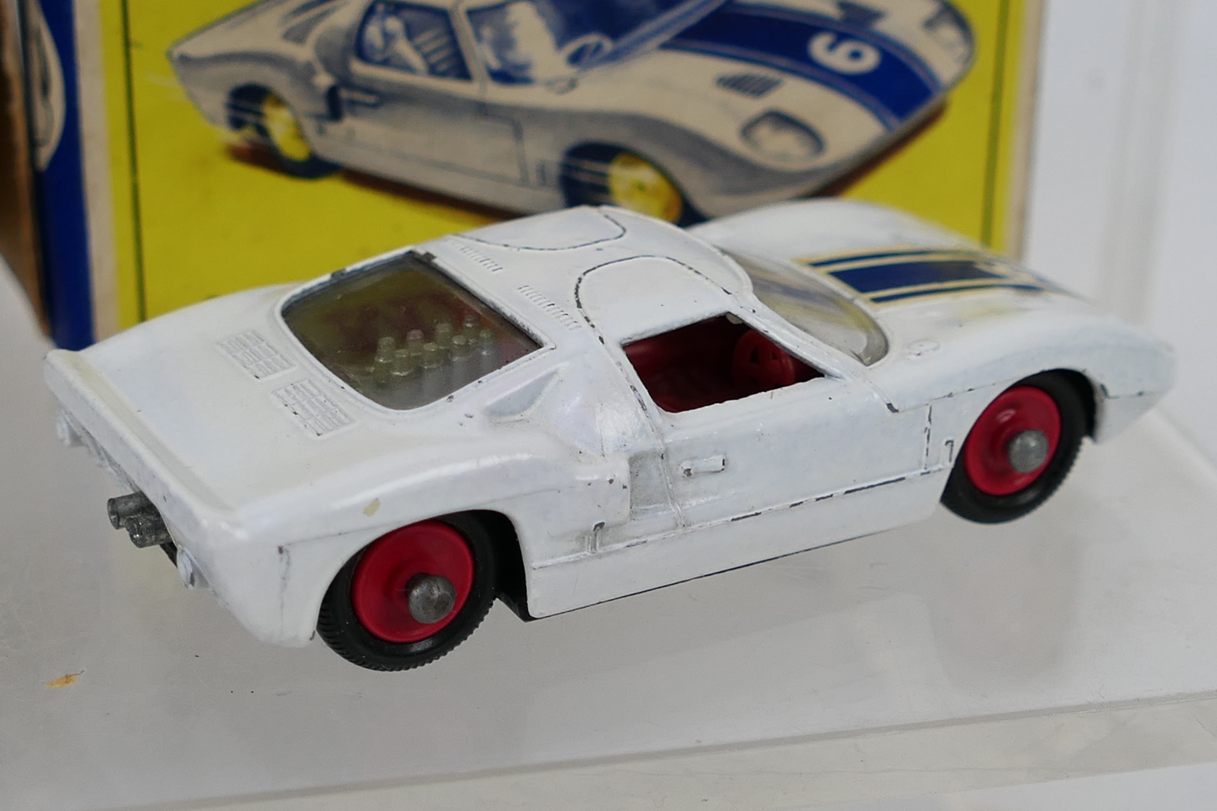 Matchbox - 6 x boxed models including Ford GT in white with red hubs # 41, - Image 6 of 8