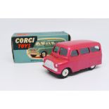 Corgi Toys - A boxed Corgi Toys #404 Bedford Dormobile Personnel Carrier.