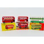 Dinky Toys - Lone Star - Budgie - Three boxed diecast model buses.