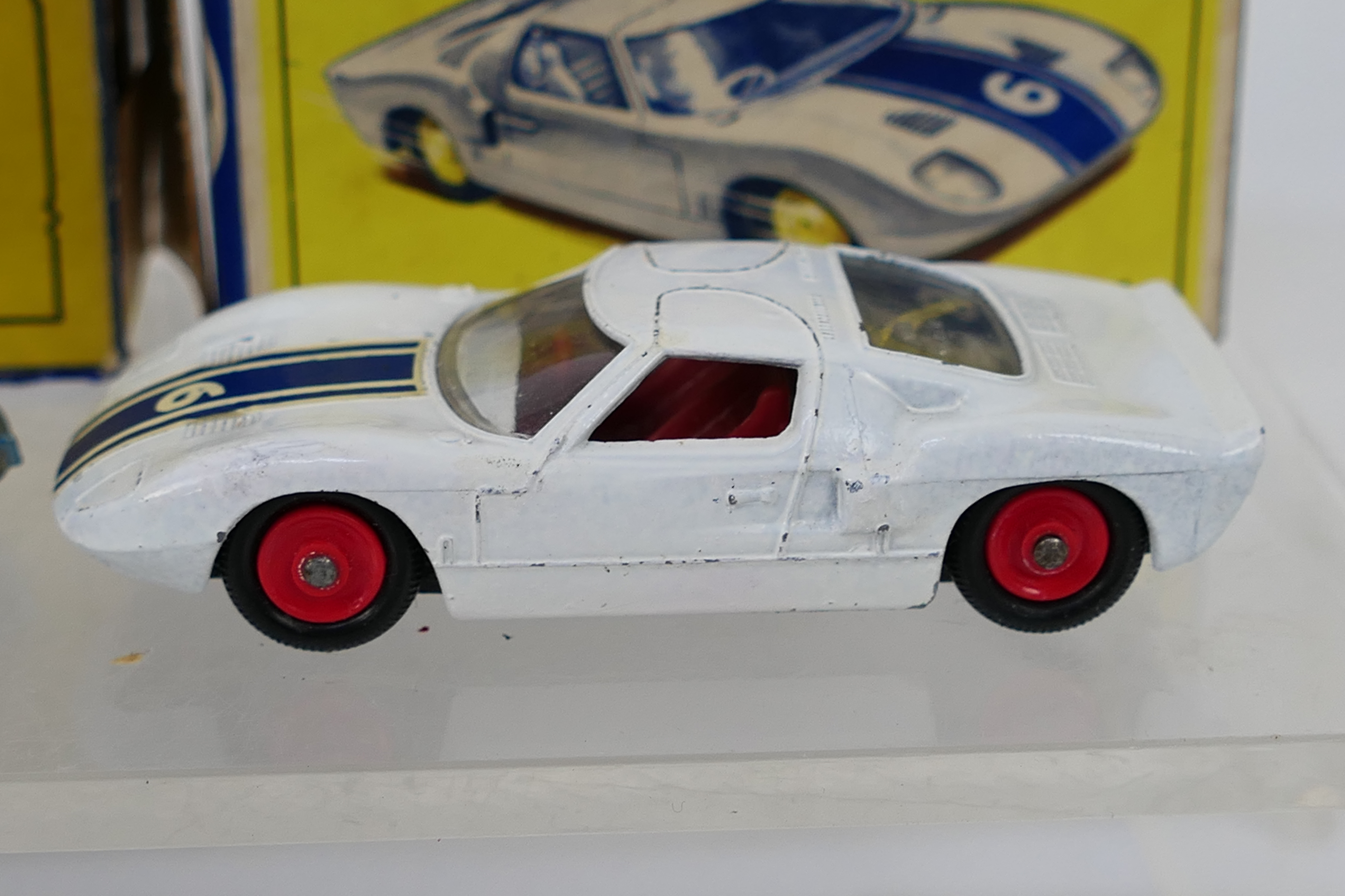 Matchbox - 6 x boxed models including Ford GT in white with red hubs # 41, - Image 7 of 8