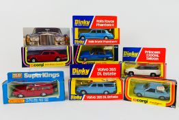 Corgi Toys - Dinky Toys - Matchbox - Seven boxed diecast model vehicles.