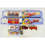 Corgi Classics - Three boxed Limited Edition diecast model vehicles and two unboxed models from the