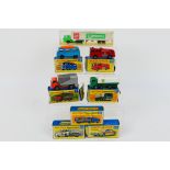 Matchbox - Majorette - 5 x boxed vehicles and 3 x empty boxes including Volkswagen camper # 23,