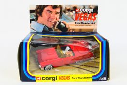Corgi Toys - A boxed Corgi #348 'Vegas' Dan Tanner Ford Thunderbird.
