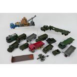 Dinky - Corgi - Lone Star - 15 x unboxed vehicles including Mighty Antar Tank Transporter # 660,