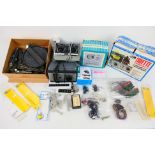 Peco - H And M - 5 x railway power controllers and a collection of N gauge track pieces and