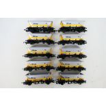Hornby - An unboxed set of 10 x OO gauge coal sector hopper wagons # R033.