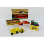 Matchbox - 3 x boxed models and 1 x unboxed, Allis Chalmers earth mover # K-6,