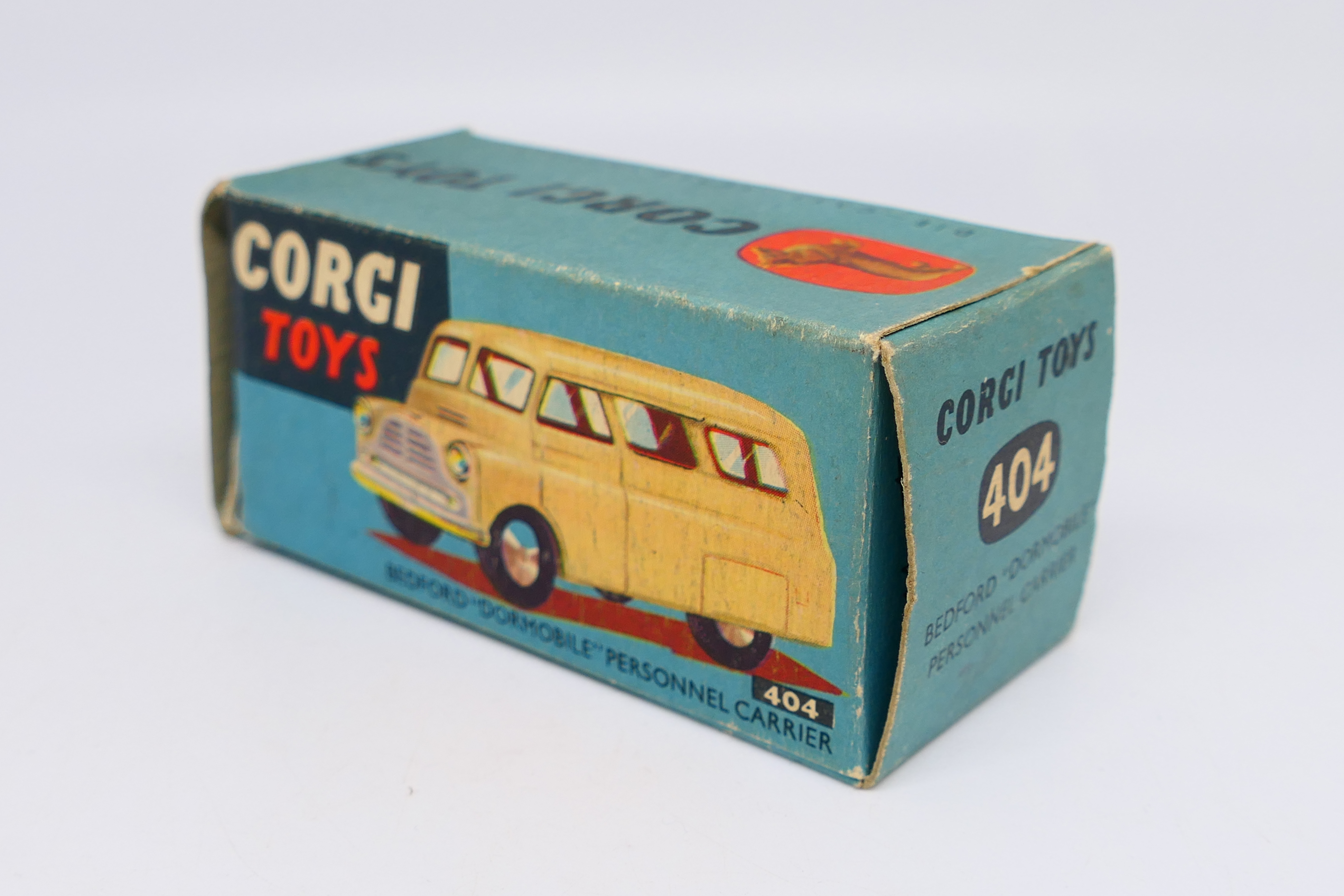 Corgi Toys - A boxed Corgi Toys #404 Bedford Dormobile Personnel Carrier. - Image 7 of 7