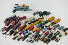 Dinky Toys - Matchbox - Lledo - Others - An unboxed collection of playworn diecast model vehicles