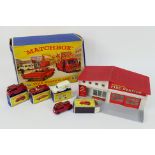 Matchbox - A rare boxed 1965 Fire Station Set # G-10.