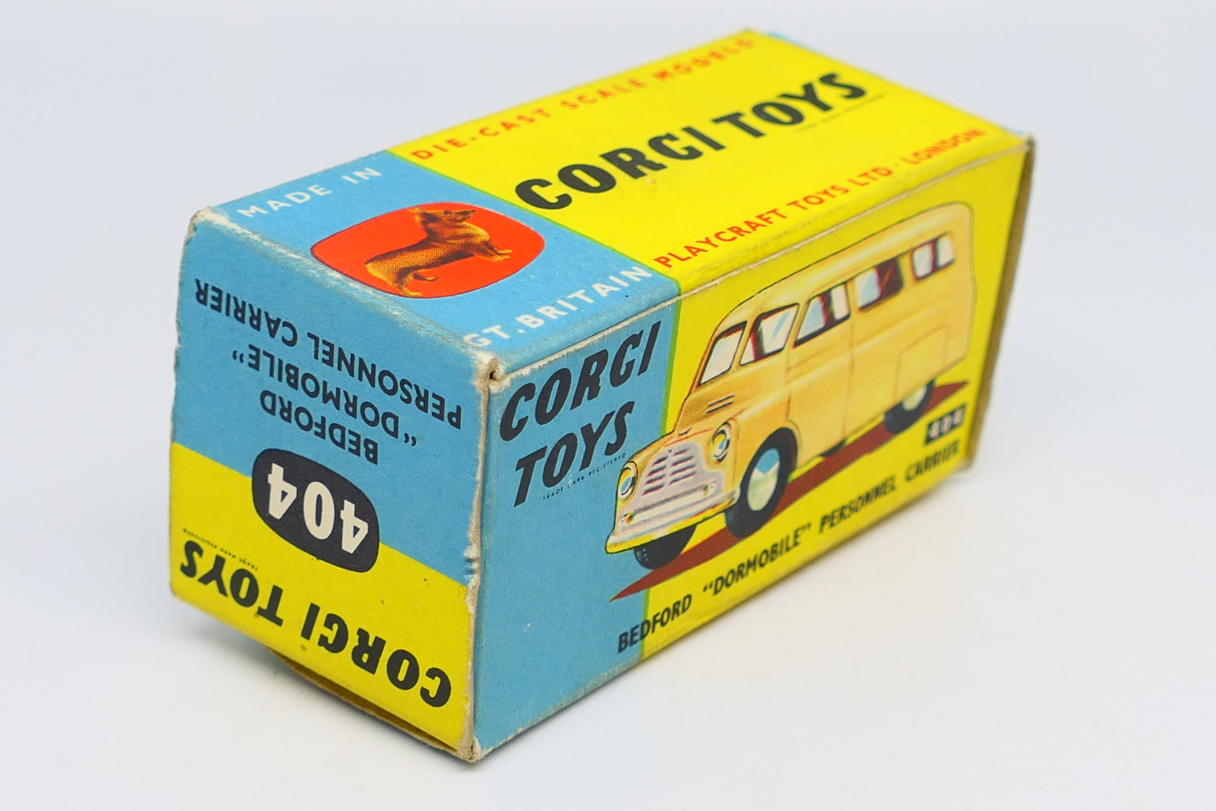 Corgi Toys - A boxed Corgi Toys #404 Bedford Dormobile Personnel Carrier. - Image 6 of 7