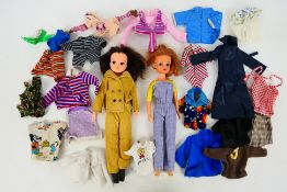 Pedigree - Sindy - 2 x Sindy dolls and a collection of clothing,