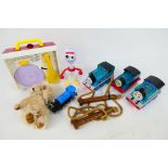 Merrythought, Fisher Price, Tomy, Mattel, Golden Bear Products,