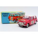 Corgi - A boxed 1965 Monte-Carlo Winner B.M.C. Mini Cooper S with racing number 52. # 321.