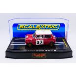 Scalextric - A cased Paddy Hopkirk 1964 Morris Mini Cooper S # C2919.