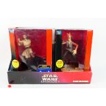 Star Wars - Episode I - Think Way. Two boxed Think Way large figures in an additional display box.
