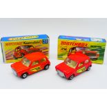 Matchbox - 2 x boxed Racing Mini models # 29.