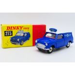 Dinky - A boxed R.A.C. Patrol Mini Van in blue with white roof # 273.