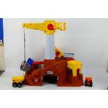 Fisher Price - A 1997 Fisher Price #72028 Crane construction set and 2 x Fisher Price construction