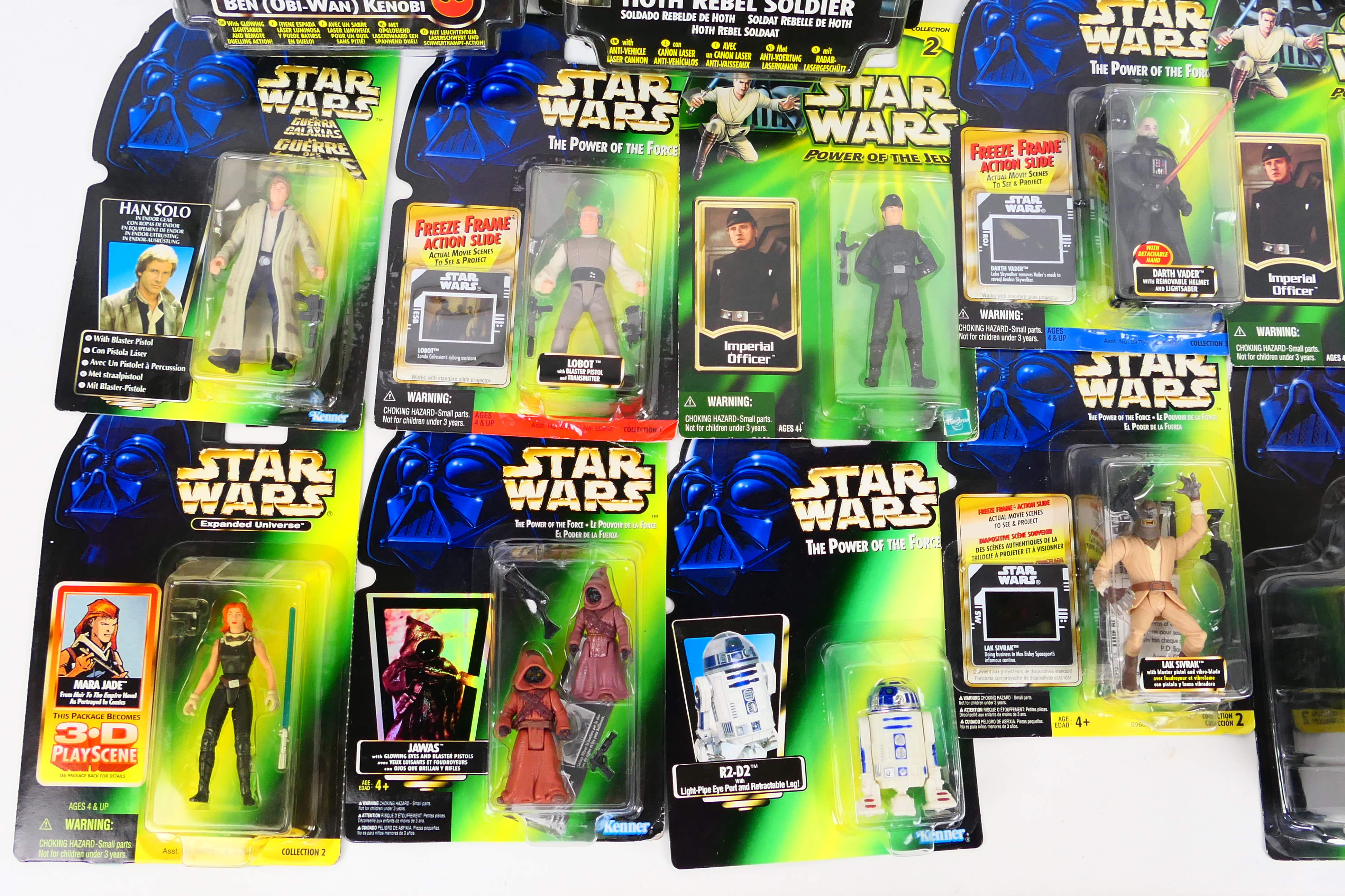 Kenner - Star Wars - 20 x carded figures including Deluxe Hoth Rebel Soldier, Han Solo, - Image 3 of 6