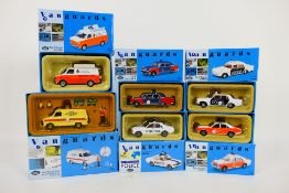 Corgi Vanguards - 6 x Ford emergency vehicles including Consul 3000 GT in Lancashire Constabulary