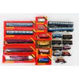 Hornby - 11 x boxed and 11 x unboxed OO gauge rolling stock including Inter-City sleeping coach #