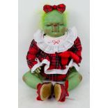 Bountiful Baby - An unusual Grinch version of a Realborn doll by Bountiful Baby and dated 2010.