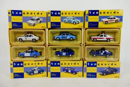 Corgi Vanguards - 6 x emergency vehicles including Ford Cortina Mk3 2000GT in Thames Valley livery