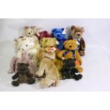 Ty, Chubbley Bears, Gund - 8 x Ty Beanie Classic, Buddy bears and soft toys,